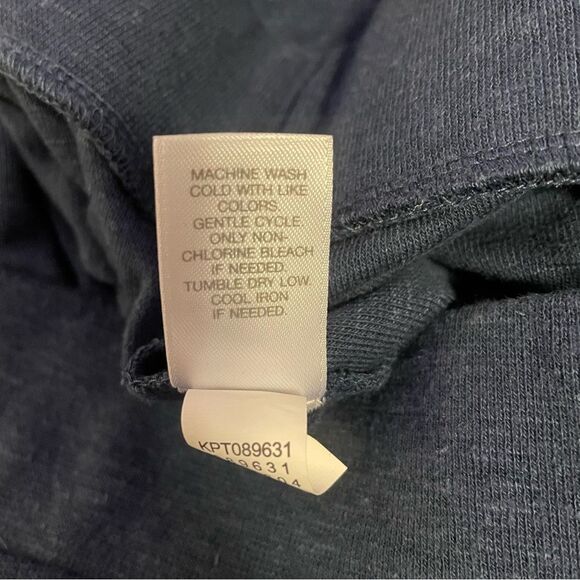 J Jill Linen Blend Pants Woven Knit Lagenlook Pull On Jeans Size Large - Picture 3 of 10